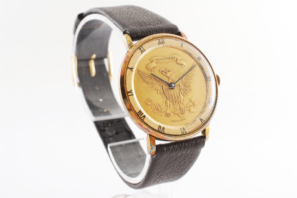 ウォルサム WALTHAM コインウォッチ 0 Yahoo!オークション 手巻き 