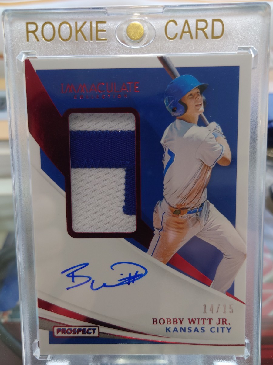 2021 Panini. IMMACULATE. Bobby Witt Jr（ボビー・ウィット・ジュニア
