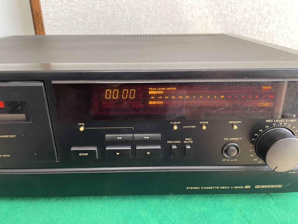 TEAC V-9000 カセットデッキ ジャンク TEAC V-9000 カセットデッキ ジャンク