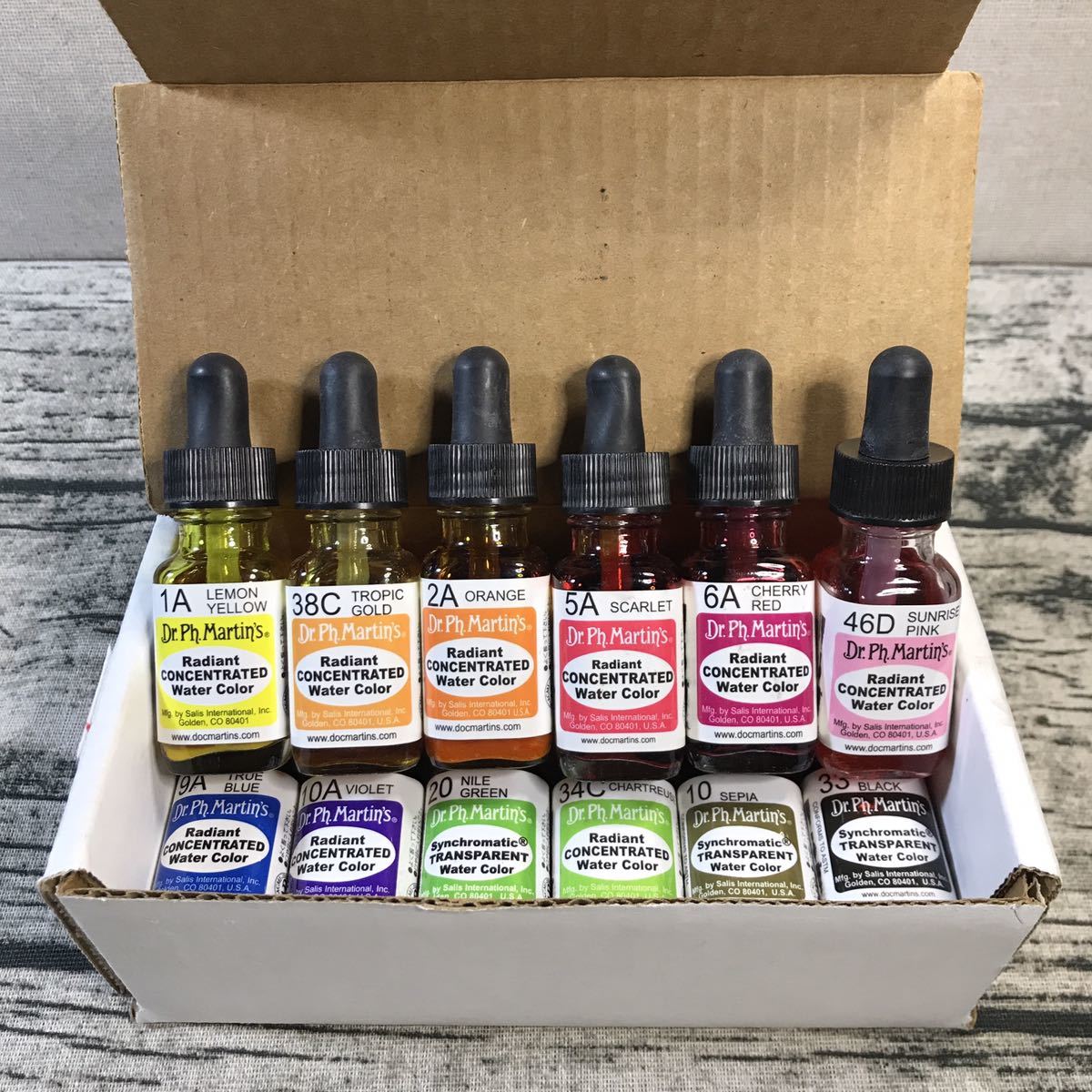 カラーインク　ドクターマーチン　15ml 残量多　12本セット