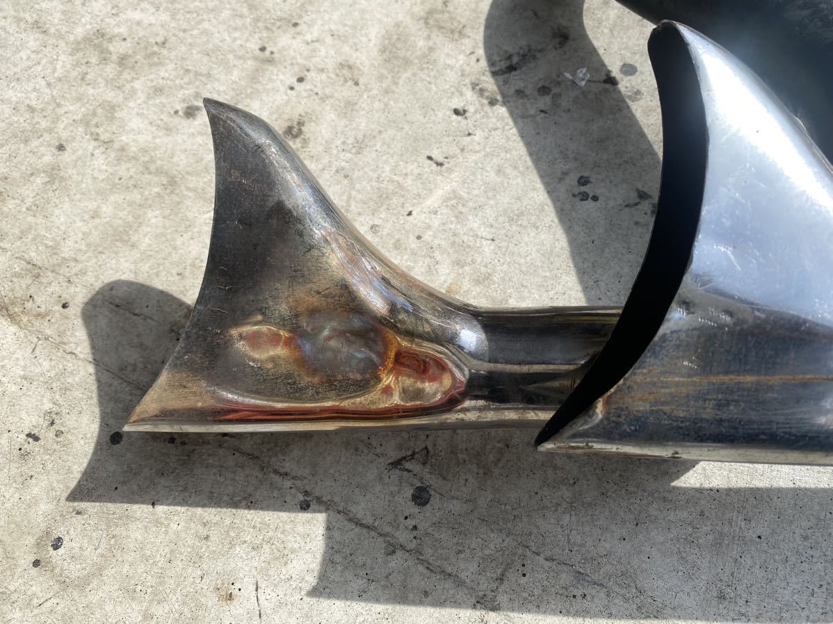 ショベルヘッドマフラー 4速フレーム キック対応 ショベル フィッシュ