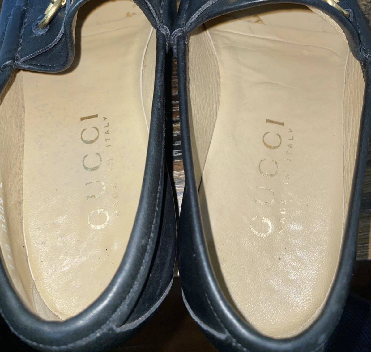 GUCCI グッチ イタリア製 ホースビットローファー 本革 レザー 