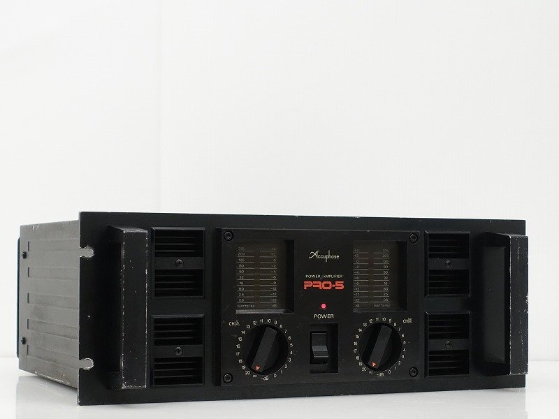アキュフェーズ pro-2 業務用パワーアンプ ハードケース付 動作 アキュフェーズ pro-2 業務用パワーアンプ ハードケース付 動作