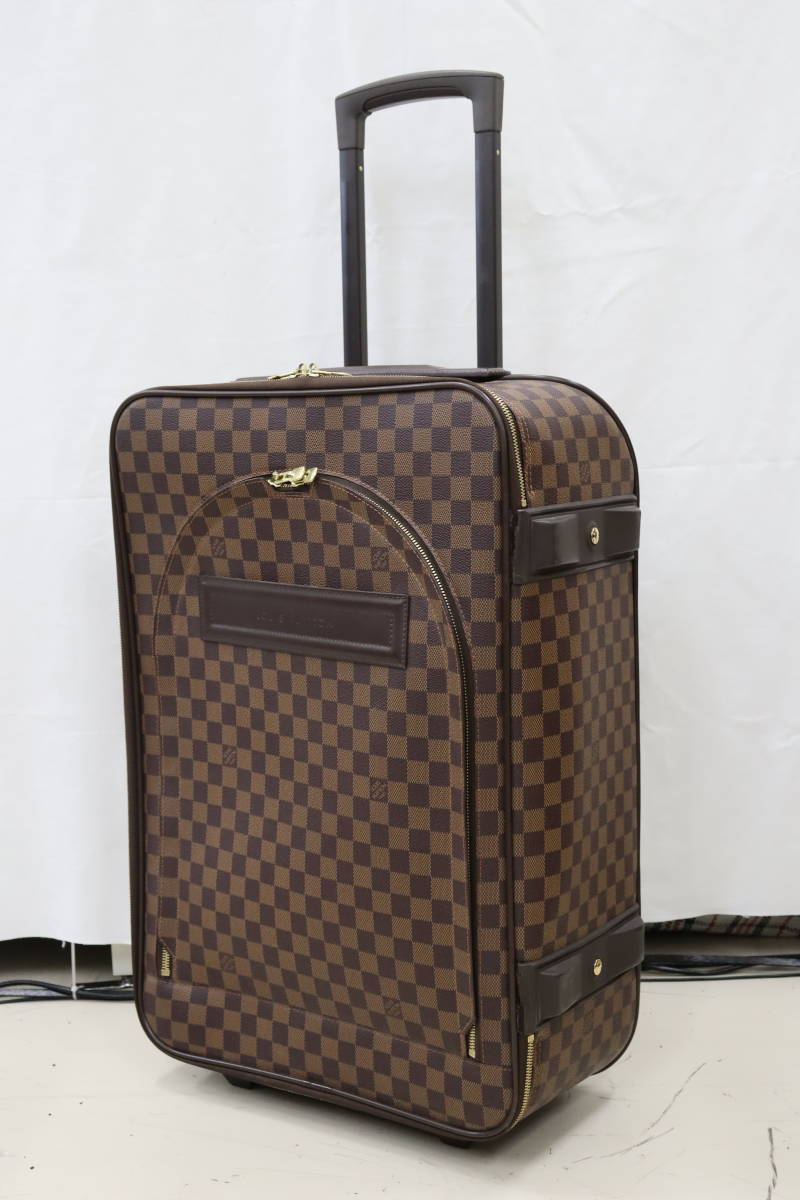 1円 ☆Louis Vuitton ルイヴィトン ダミエ ペガス55 キャリーケース 