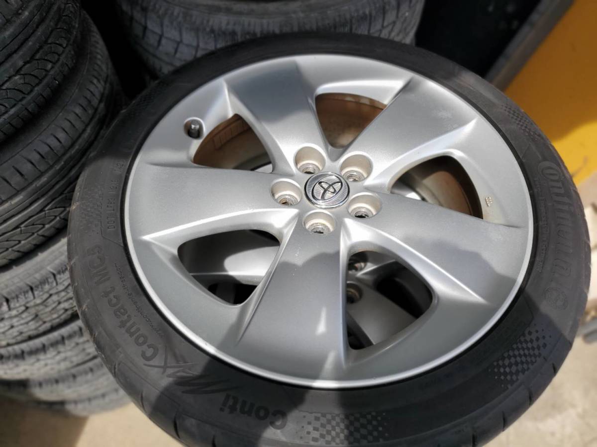 30プリウスSツーリング純正17インチ！コンチネンタルタイヤ付き 7J×17 5/