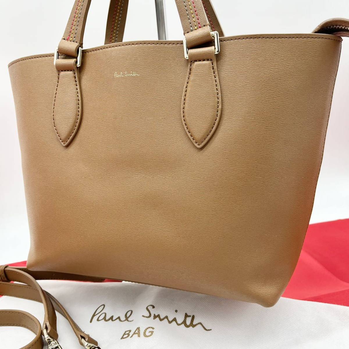 1円【極美品】Paul Smith ポールスミス 2way ビジネス マルチ