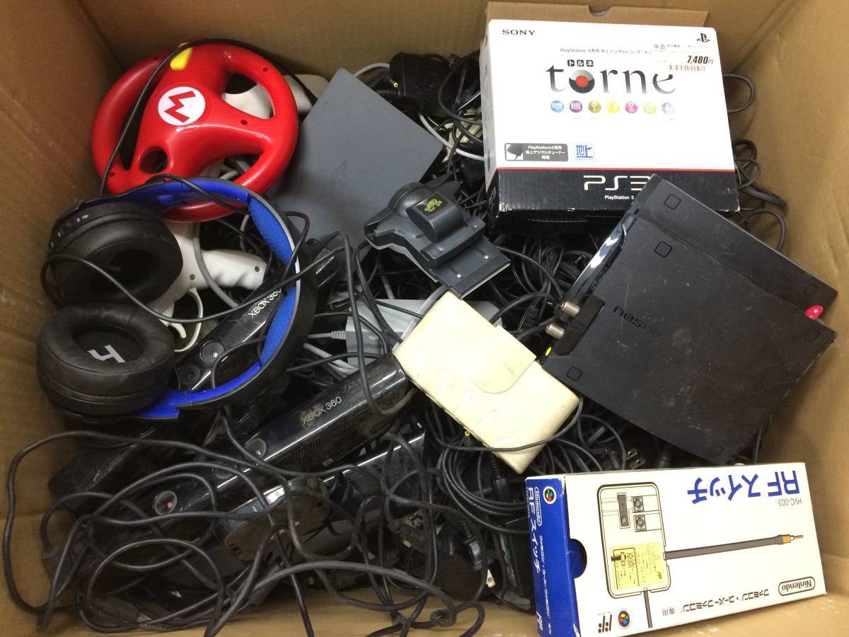 ゲームセット　ジャンク品 まとめ ジャンク ゲーム周辺機器 160サイズ 未チェック 2026年最新