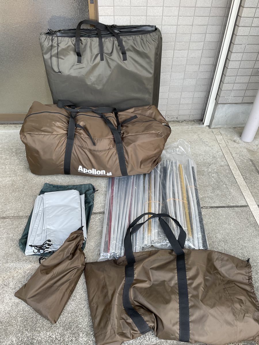 ogawa　小川キャンパル　テント Apollon アポロン　2774 5人用　マルチシート(1427) グランドマット(3890) 付き 
