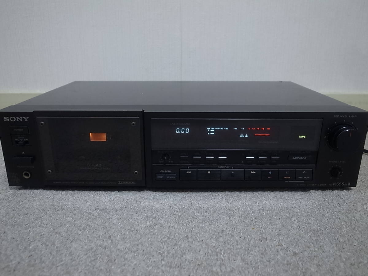 永遠の名機】SONY TC-K555ESⅡ 良品 高音質3ヘッドモデル この機会に