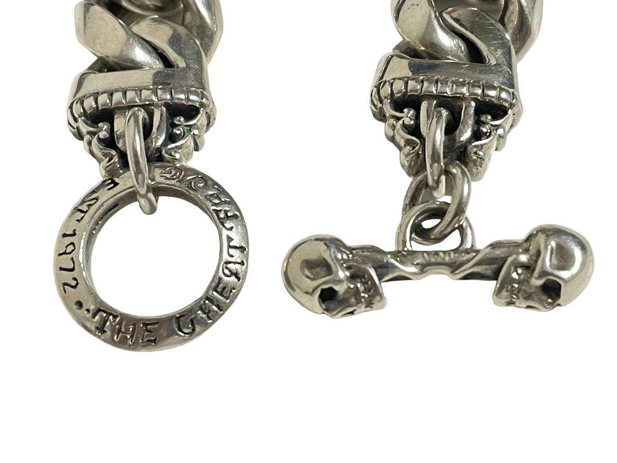 139.7g THE GREAT FROG グレートフロッグ Thick Link Bracelet 12LINK 20.5cm ブレスレット silver シルバー クラシック 喜平