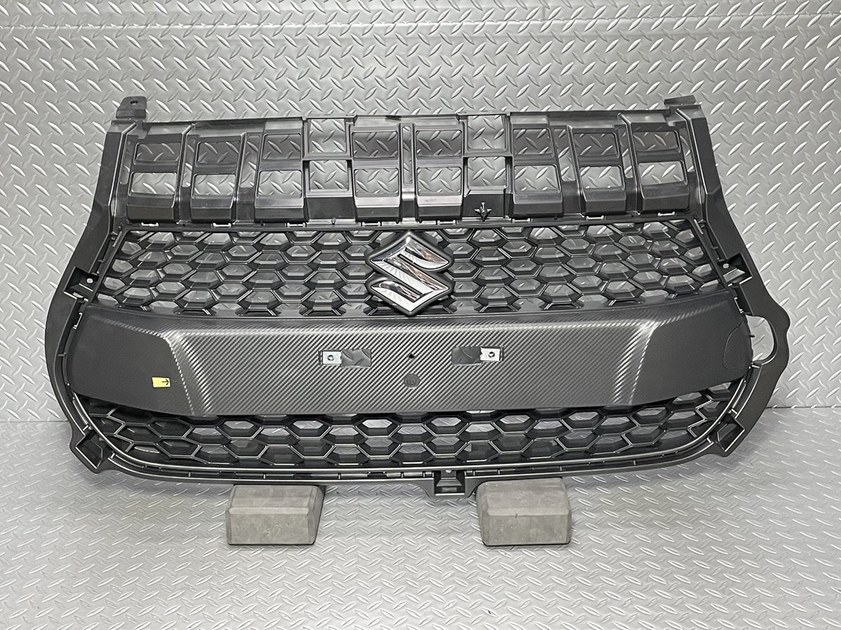 中古】スイフトスポーツ 純正フロントバンパーグリル 黒ブラック 71741