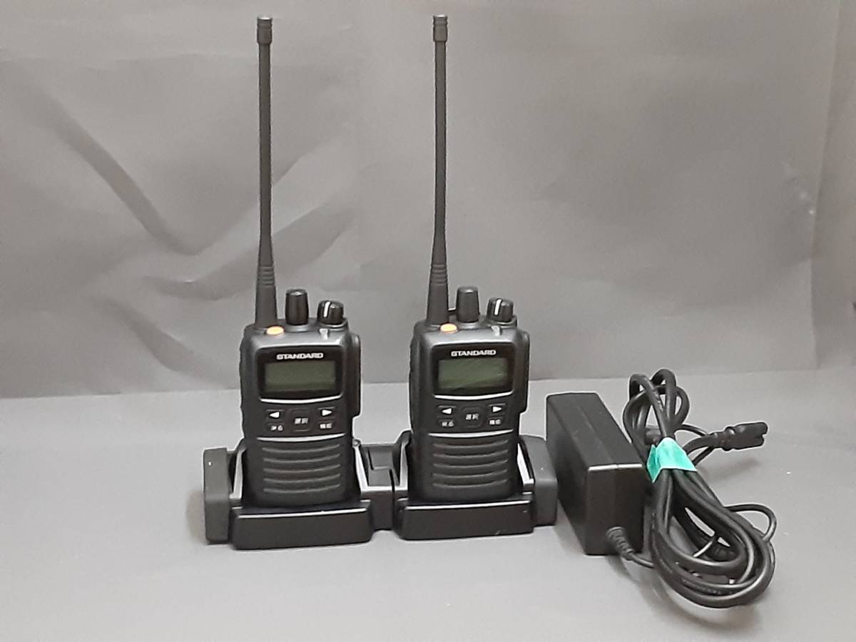 スタンダード VXD450U デジタル/アナログ簡易業務用無線機 2台セット