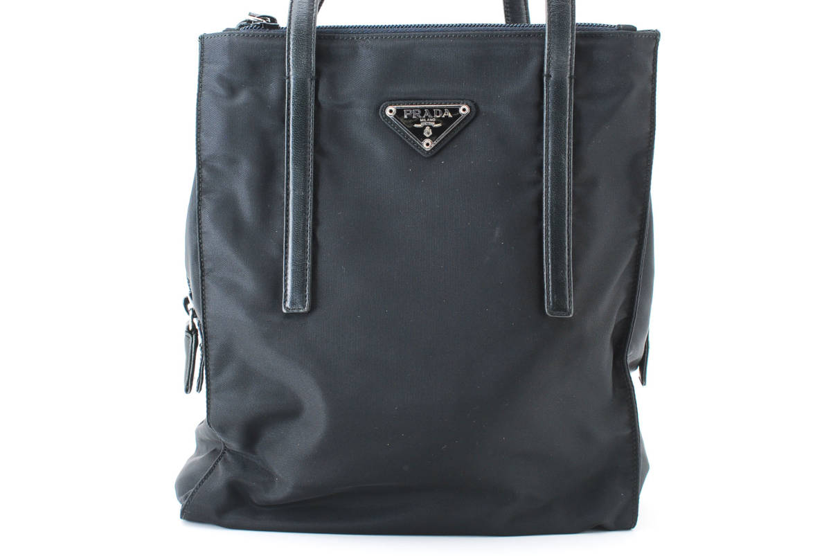 1円 極美品 PRADA プラダ 定価85，050円 ショルダーバッグ ブラック 黒 