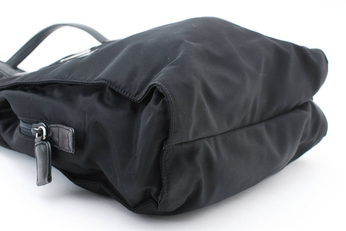 1円 極美品 PRADA プラダ 定価85，050円 ショルダーバッグ ブラック 黒 