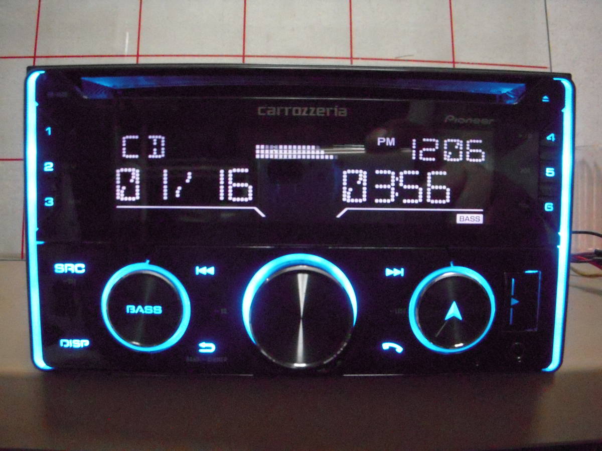 カロッツェリア CDプレーヤー FH-4600 CD USB Bluetooth ブラック 2DIN