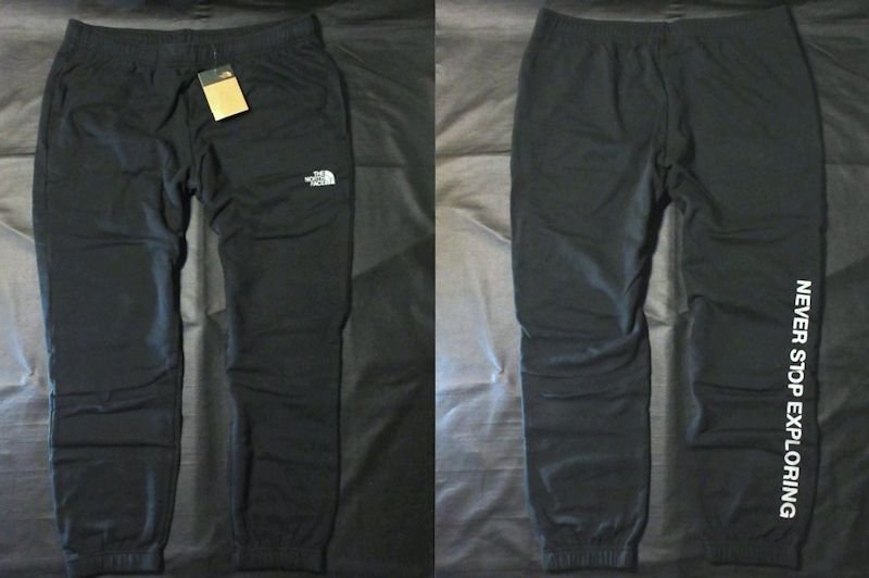 本物正規◆ノースフェイス◆スウェット パンツ ジョガー BOX NSE■M■黒■新品/アメリカ限定■JK3/裏地起毛