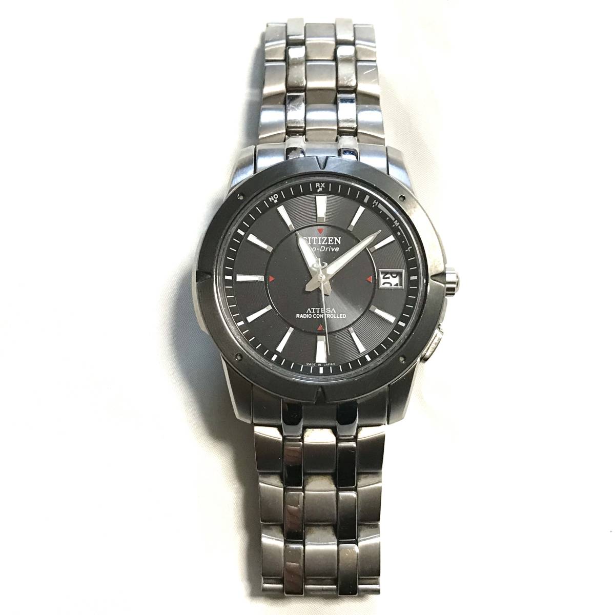 ジャンク品 CITIZEN シチズン 電波ソーラー ATTESA アテッサ エコ 