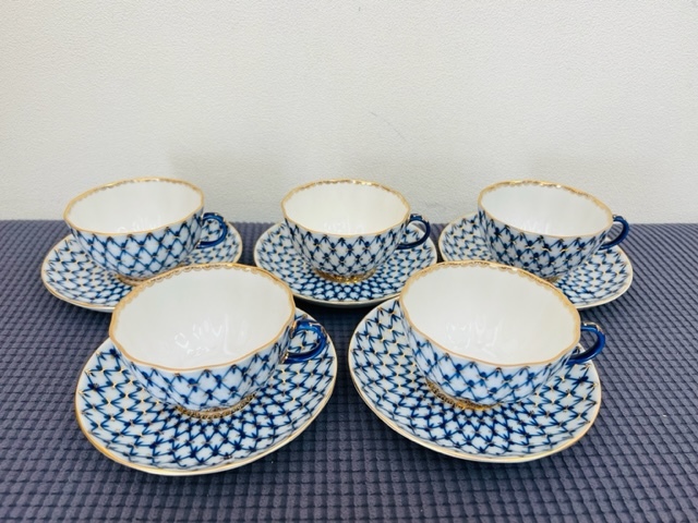 ロシア食器 IMPERIAL PORCELAIN/インペリアル・ポーセリン コバルト 