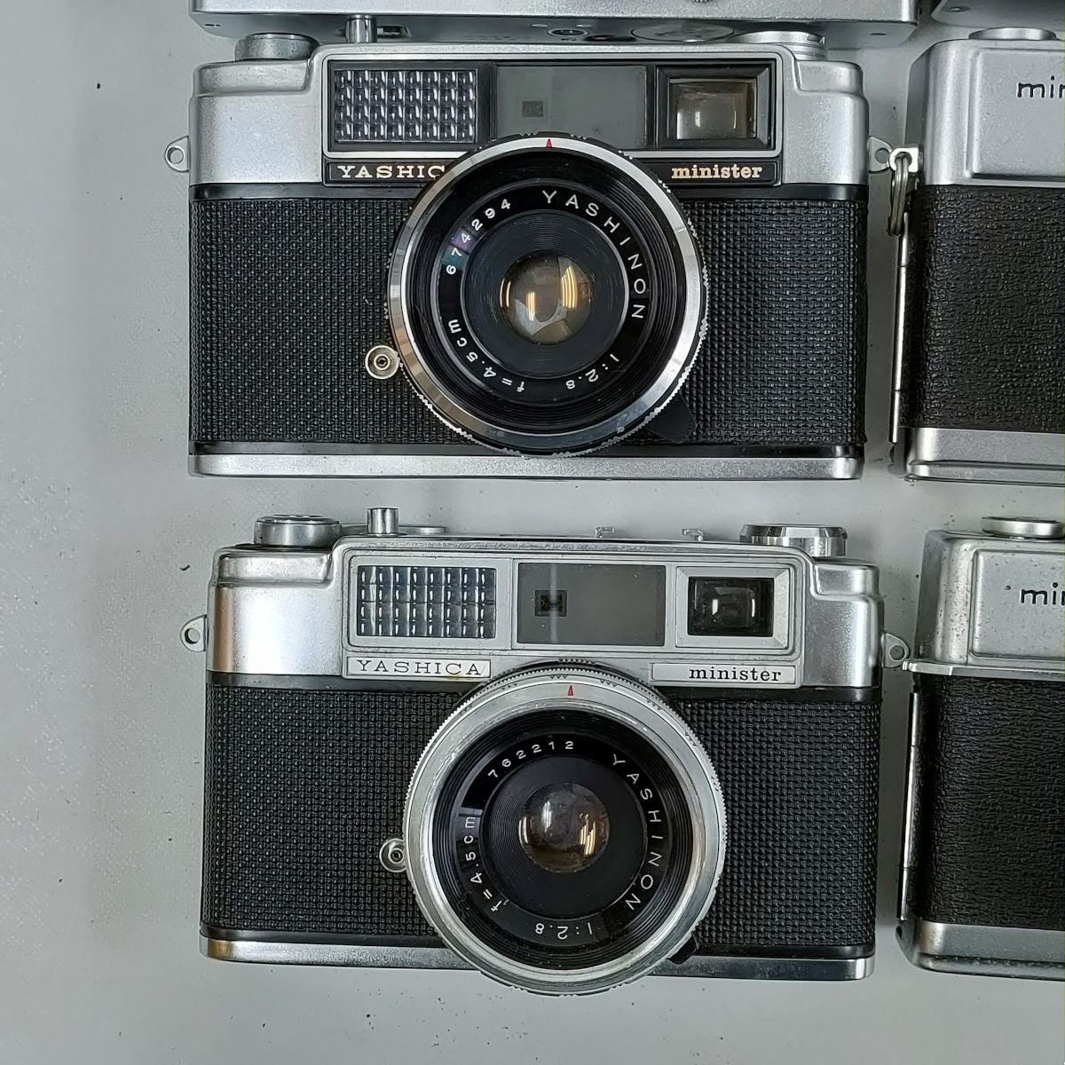 Konica auto S2 ， Canon Canonet ， Minolta Hi Matic 7s 他 レンジ