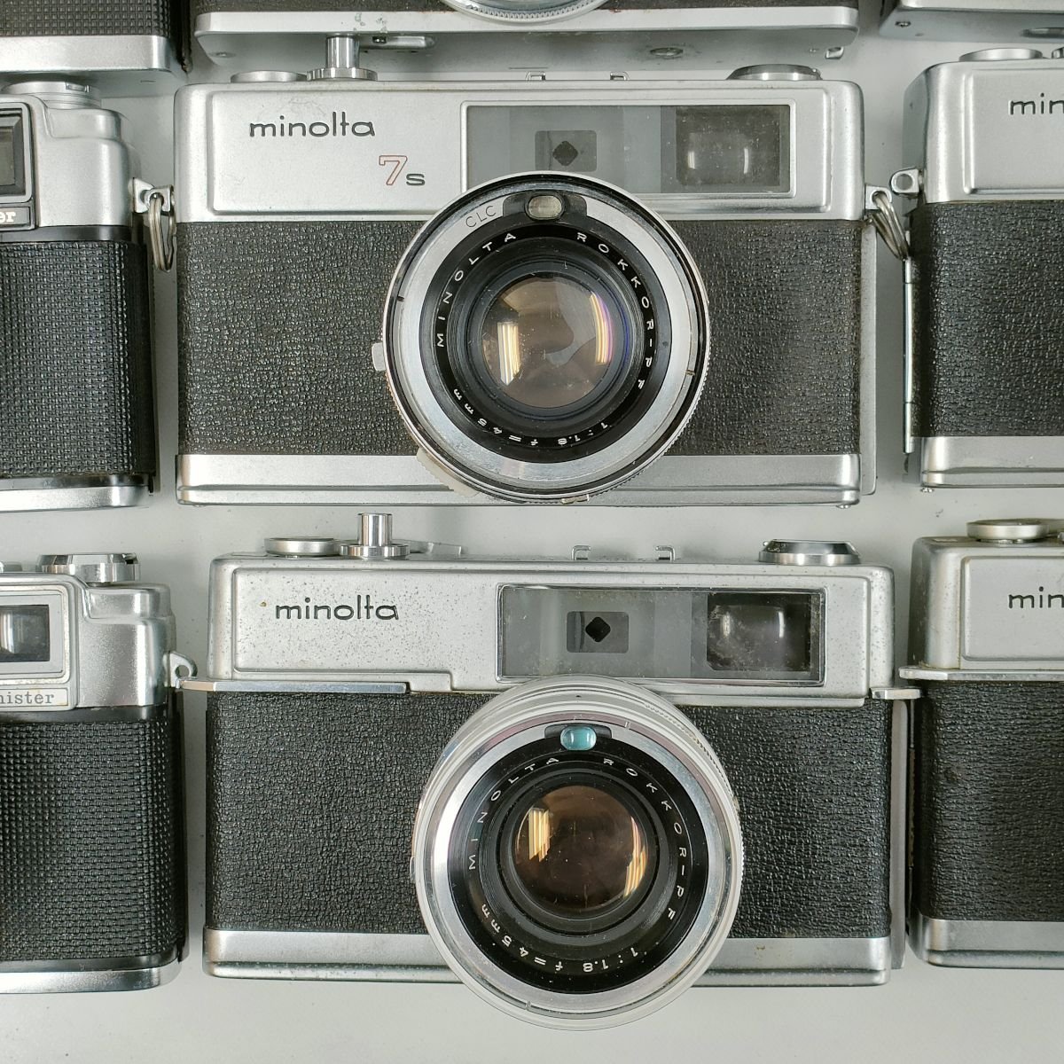 Konica auto S2 ， Canon Canonet ， Minolta Hi Matic 7s 他 レンジ