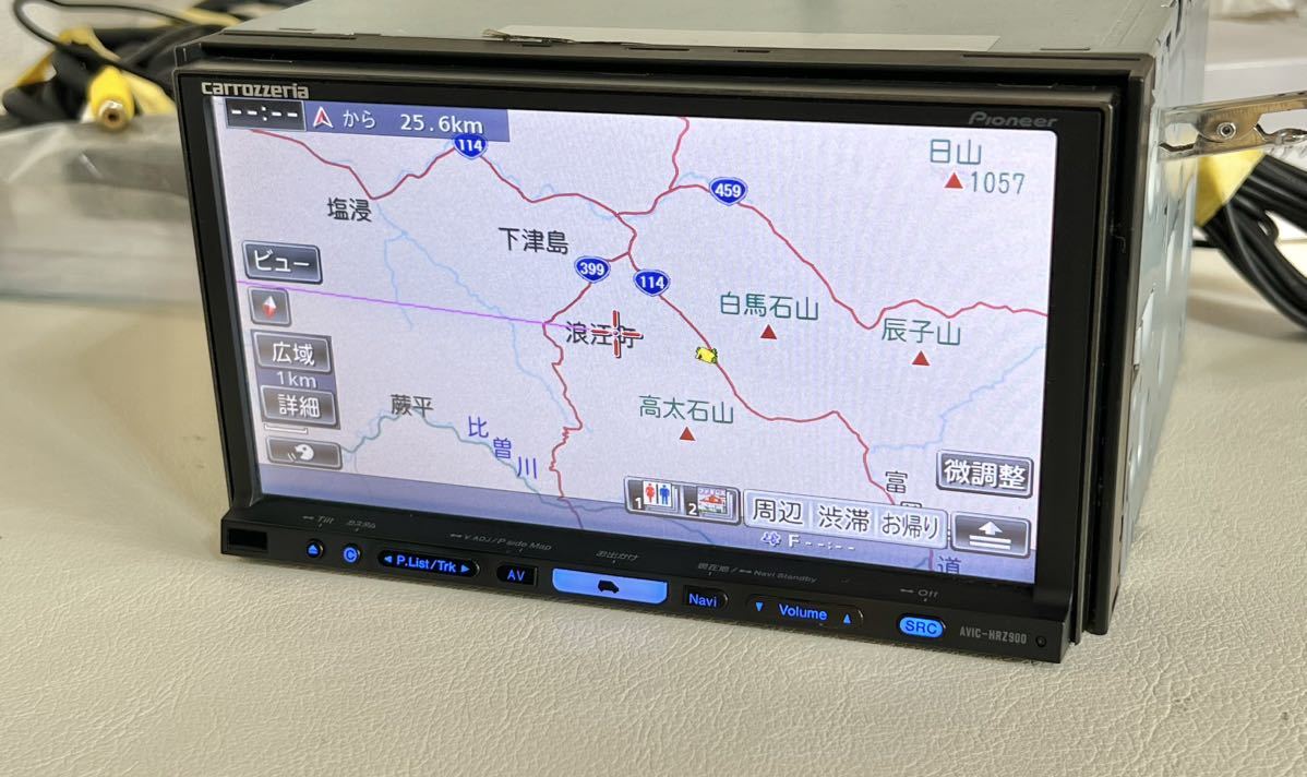 AVIC-HRZ900 2017年地図 カロッツェリア 楽ナビ フルセグ視聴 MSV
