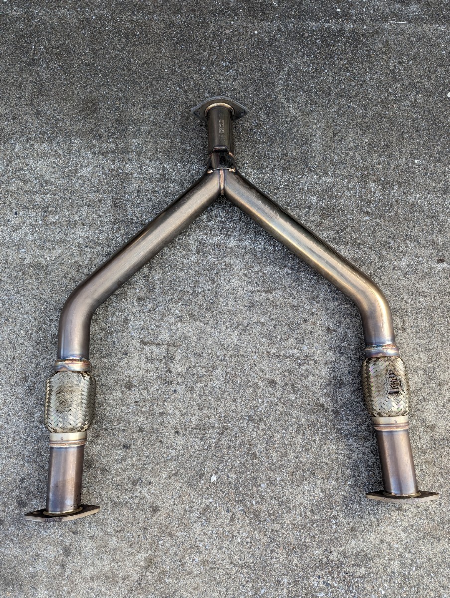 ププページ 5ZIGEN 5ZIGEN PRO RACER フロントYパイプ フェアレディZ Z33 [VQ35DE