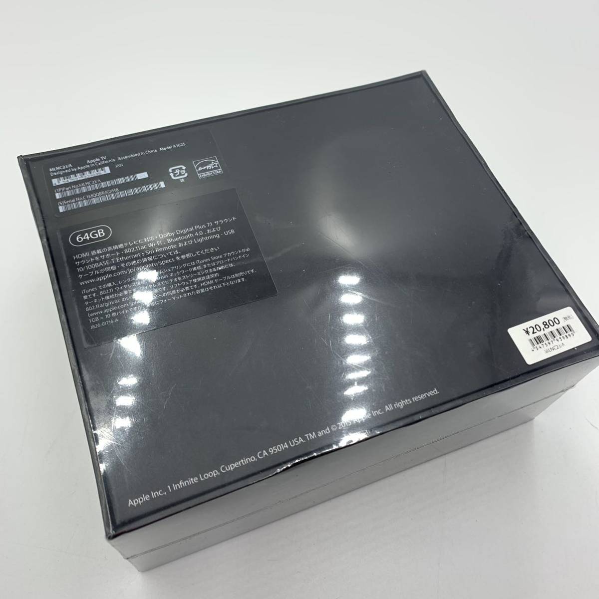 1円 未使用 未開封 Apple アップル Apple TV 第4世代 64GB MLNC2J/A
