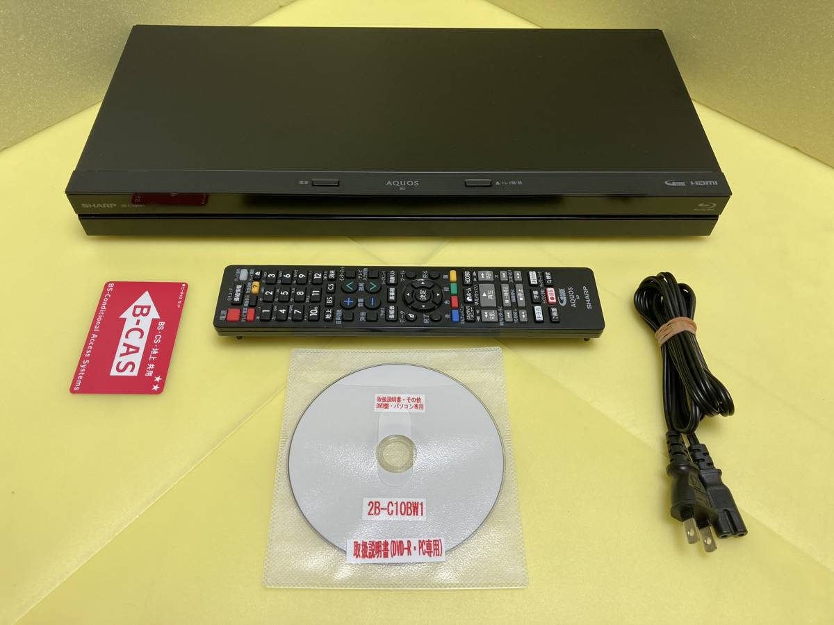 SHARP/シャープ AQUOS 2B-C05DW1 HDD/BDレコーダー 2番組同時録画 現状