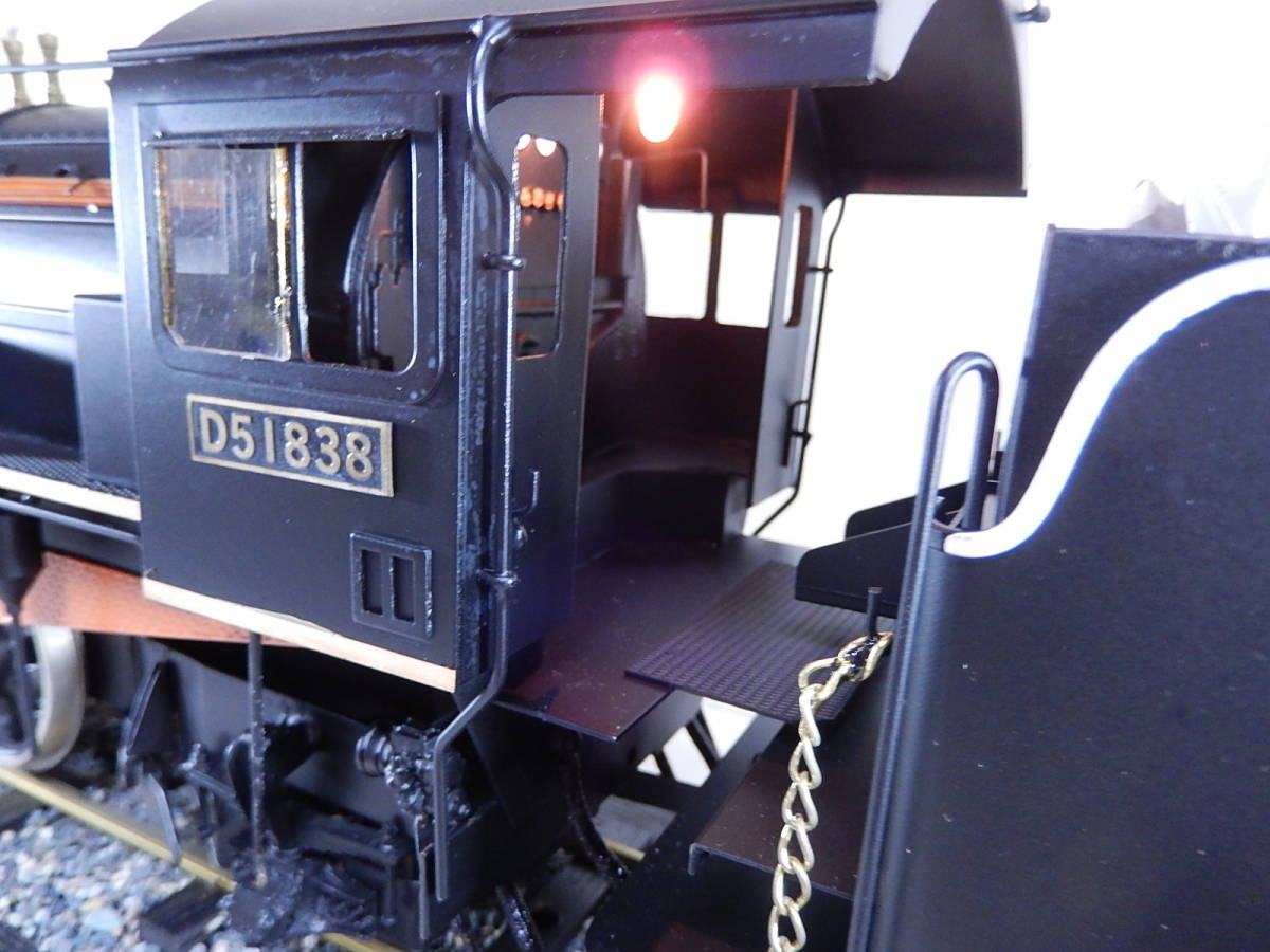 ☆管KA1239☆貴重 国鉄退職記念品 D51型 加熱テンダー機関車 D51838  