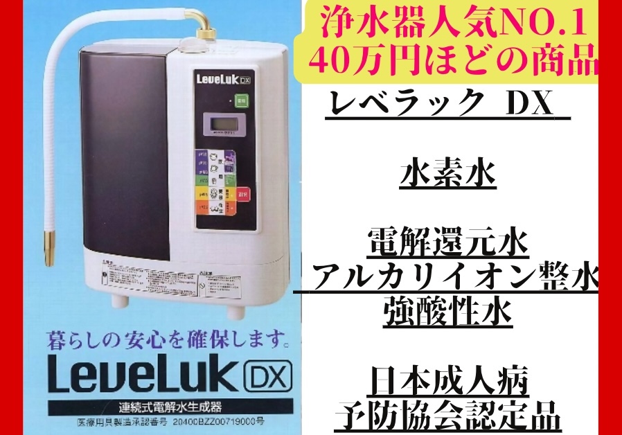 浄水器の最高峰! 40万！ご飯も美味しい！ レベラック 電解還元水