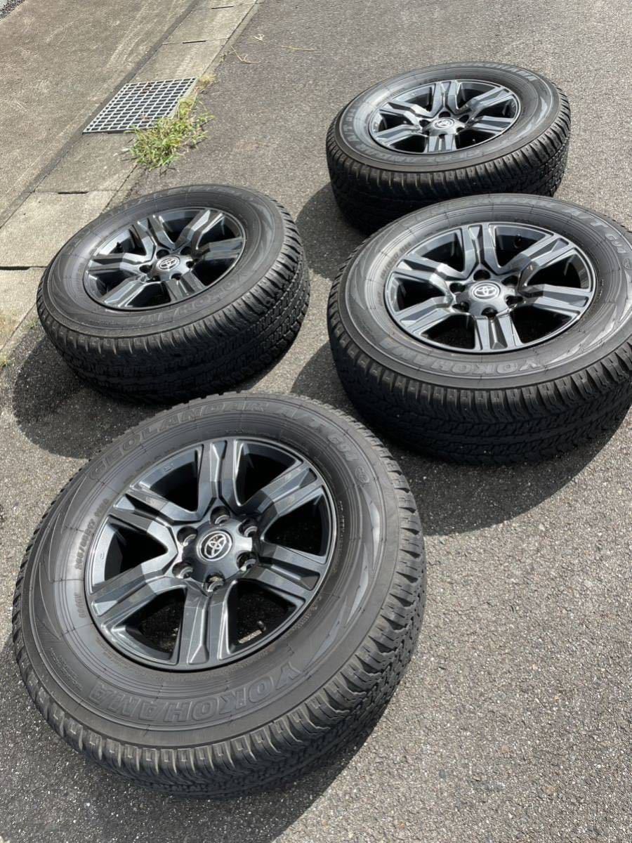 約5千キロの使用)トヨタ ハイラックス Zグレード 純正アルミホイール