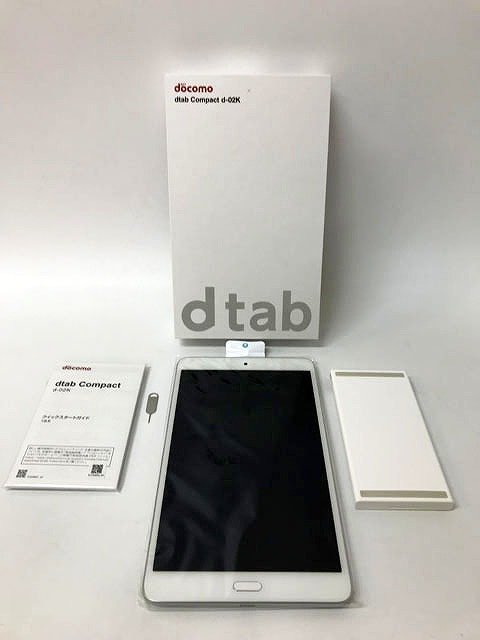 dtab Compact d-02K docomo シルバー SMK162734新 ☆未使用☆ docomo 8型 タブレット dtab Compact 32GB d