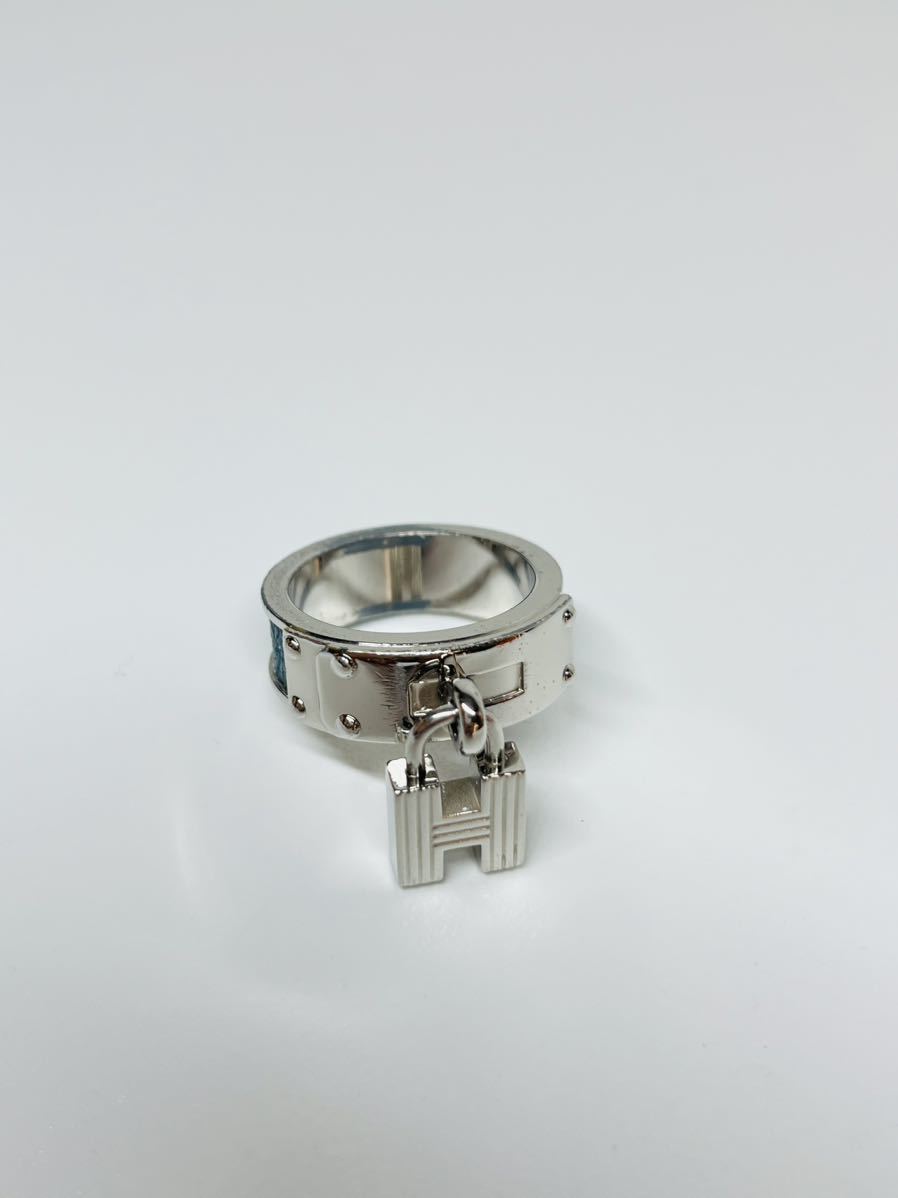 1円 スタート HERMES シルバー スカーフリング エルメス