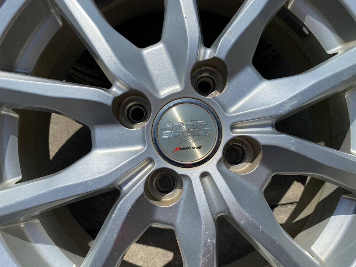 MANARAY SPORT EUROSPEED SPIDER 175/65R15 15×5.5J ホイール タイヤ
