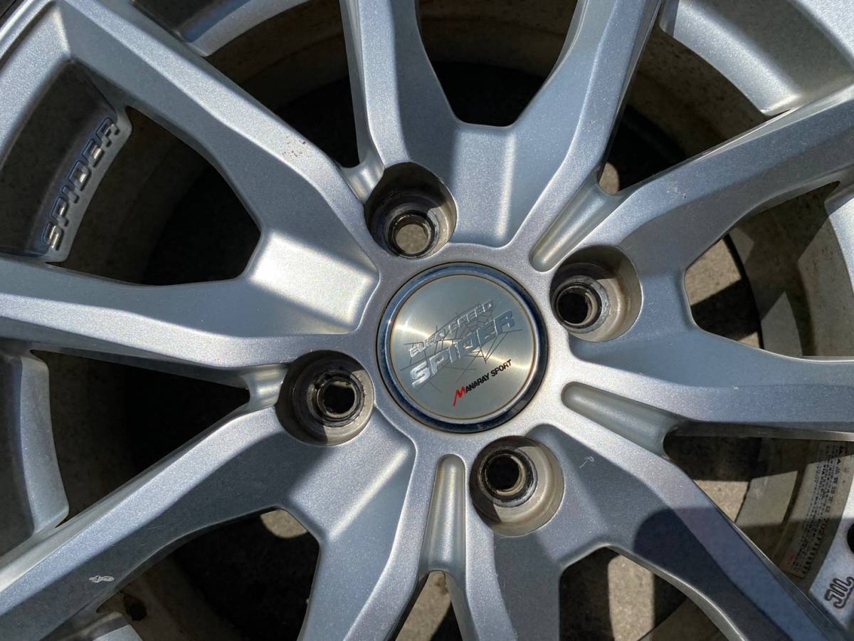 MANARAY SPORT EUROSPEED SPIDER 175/65R15 15×5.5J ホイール タイヤ