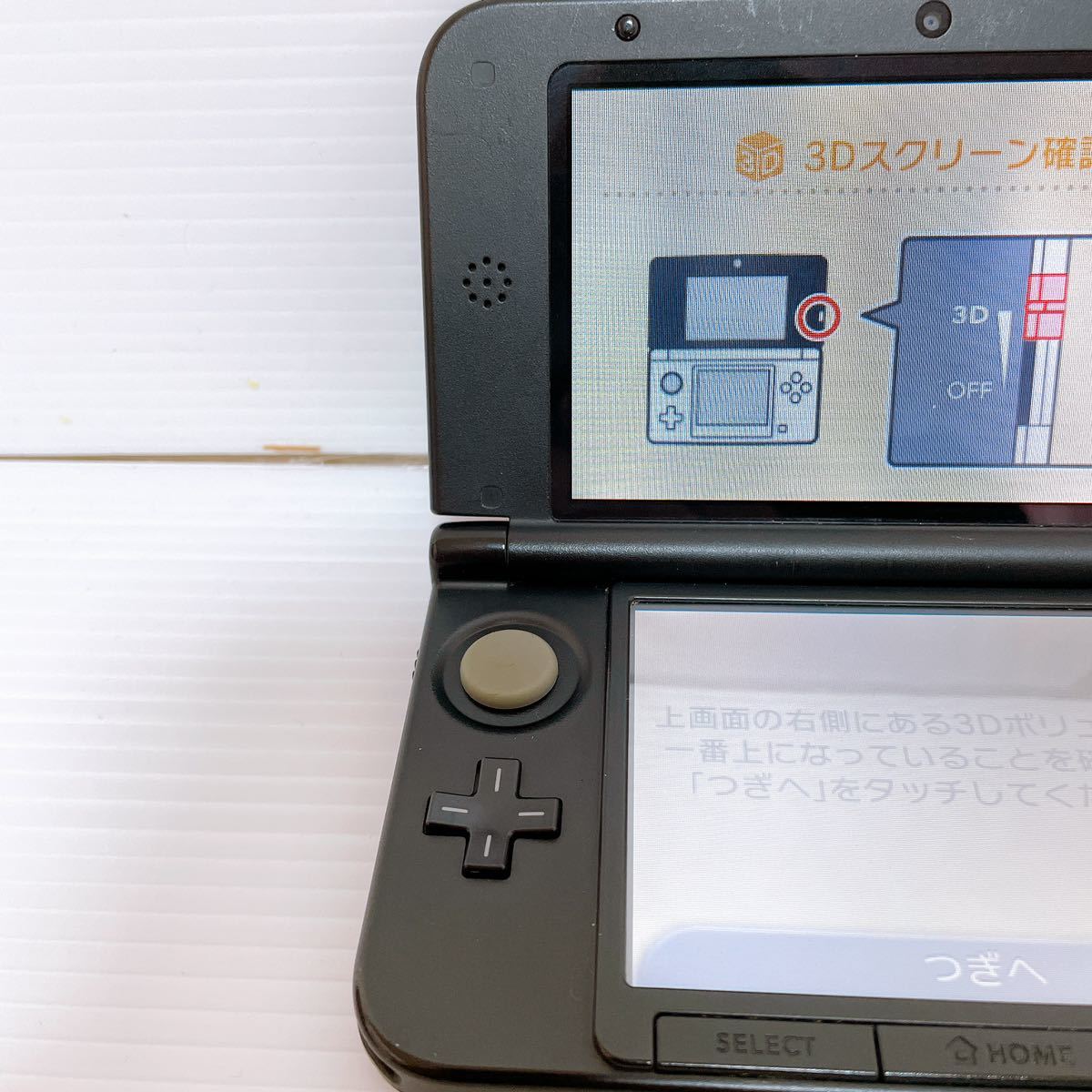 ☆1円～ 動作確認済 New NINTENDO 3DSLL 本体 メタリックブラック 