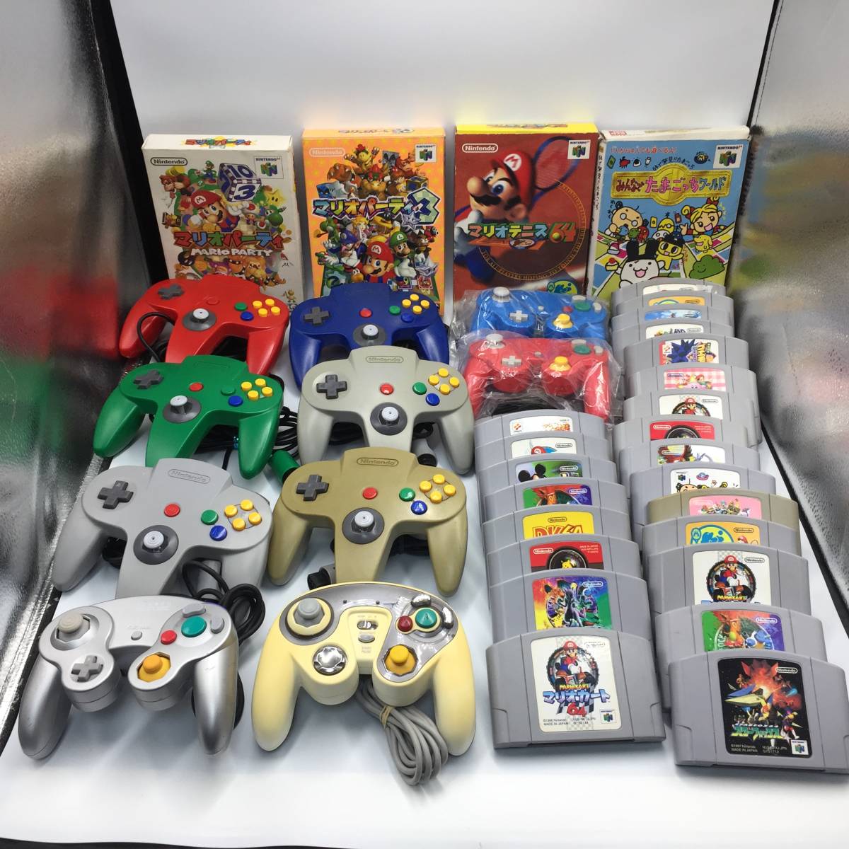 ニンテンドー64 ゲームキューブ コントローラー セット まとめ ソフト 任天堂 NINTENDO ニンテンドウ Gamecube 動作未確認 GG03