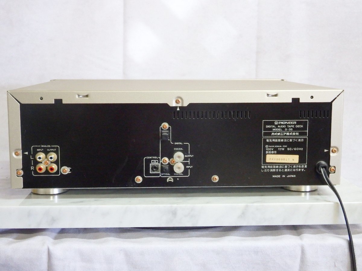 Pioneer D-06 DATデッキ 現状品 PIONEER D-06 【公式通販】