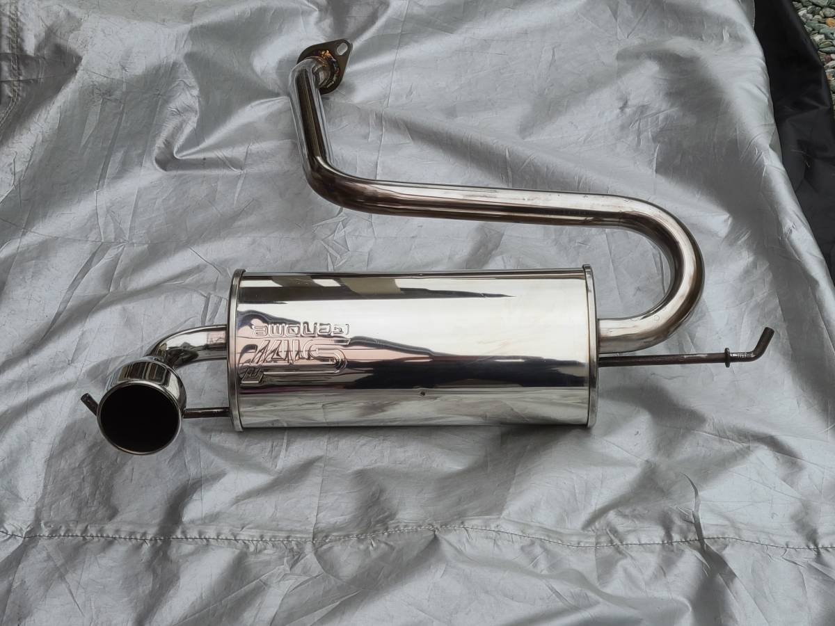 スバル　R1 STi Genomeマフラー_9