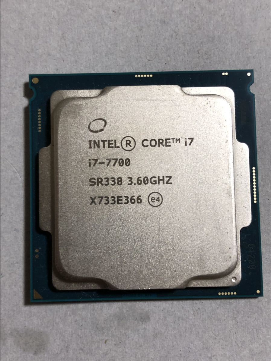 CPU core i7 7700 動作品 Core Intel CPU 動作確認済 i CPU｜Yahoo