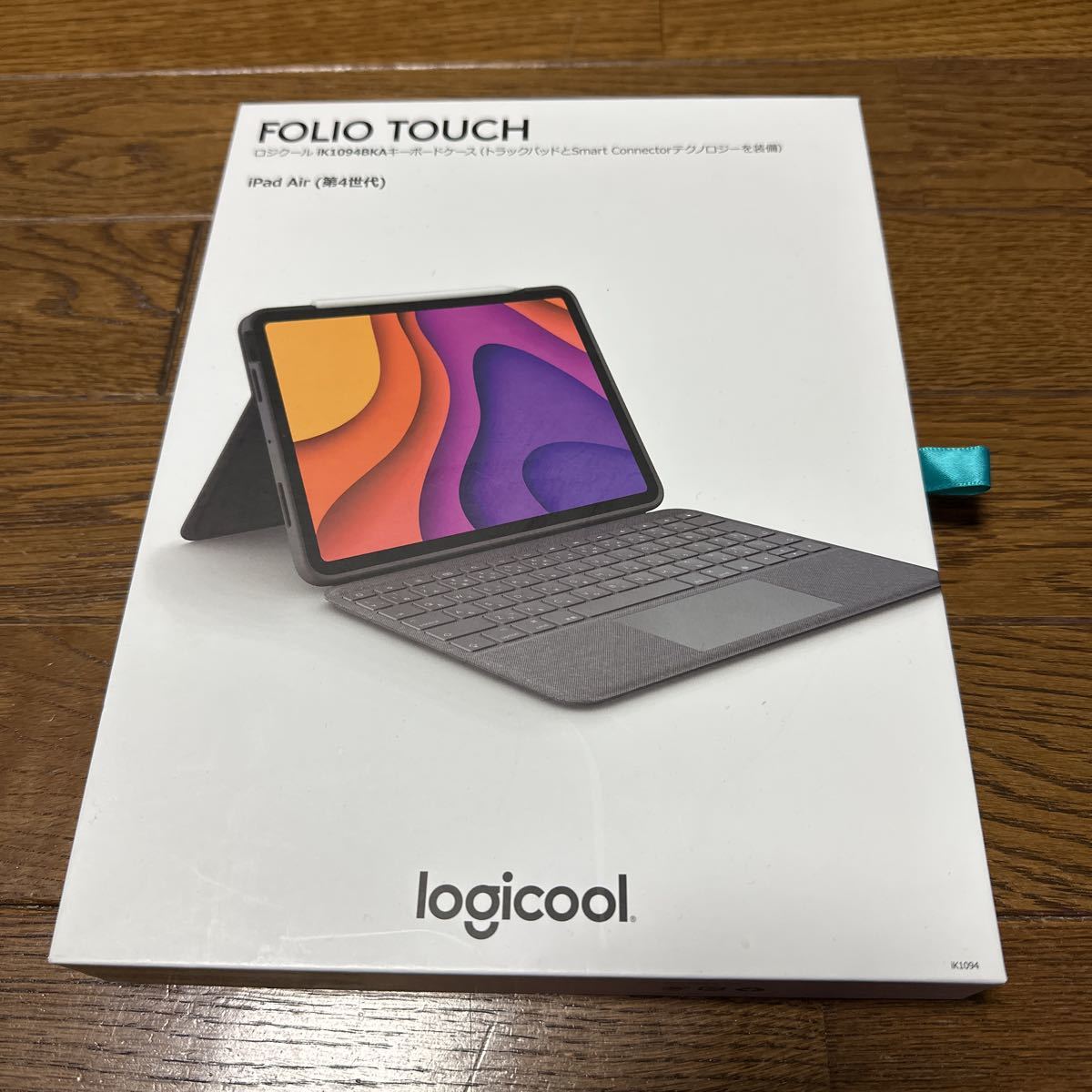 ロジクール Logicool Folio Touch Keyboard Case with Trackpad for iPad Air(第4世代、第5世代) IK1094BKA キーボード付きケース