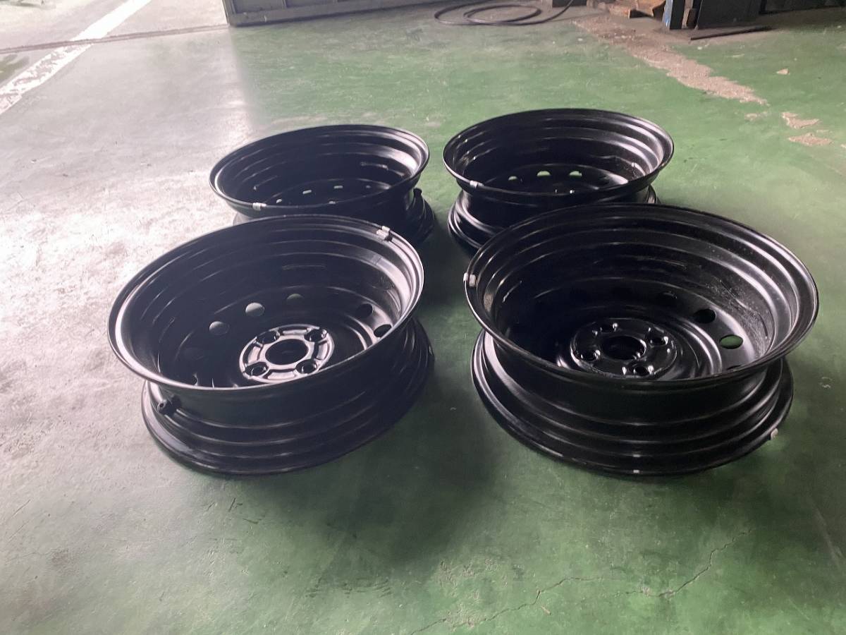 ☆ ダイハツ タフト 純正ホイール4本 スチール15×4.5J 4穴 PCD100 +45