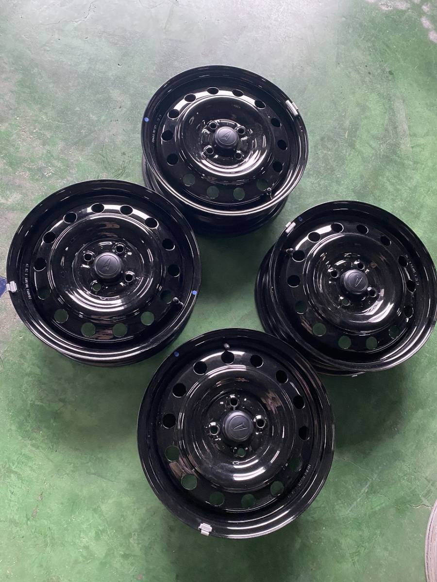 ☆ ダイハツ タフト 純正ホイール4本 スチール15×4.5J 4穴 PCD100 +45