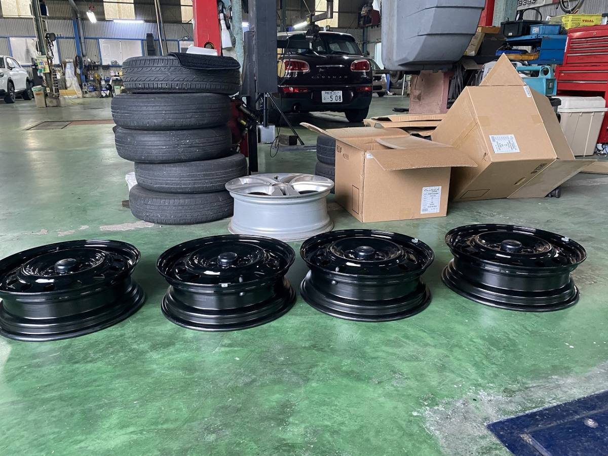 ☆ ダイハツ タフト 純正ホイール4本 スチール15×4.5J 4穴 PCD100 +45