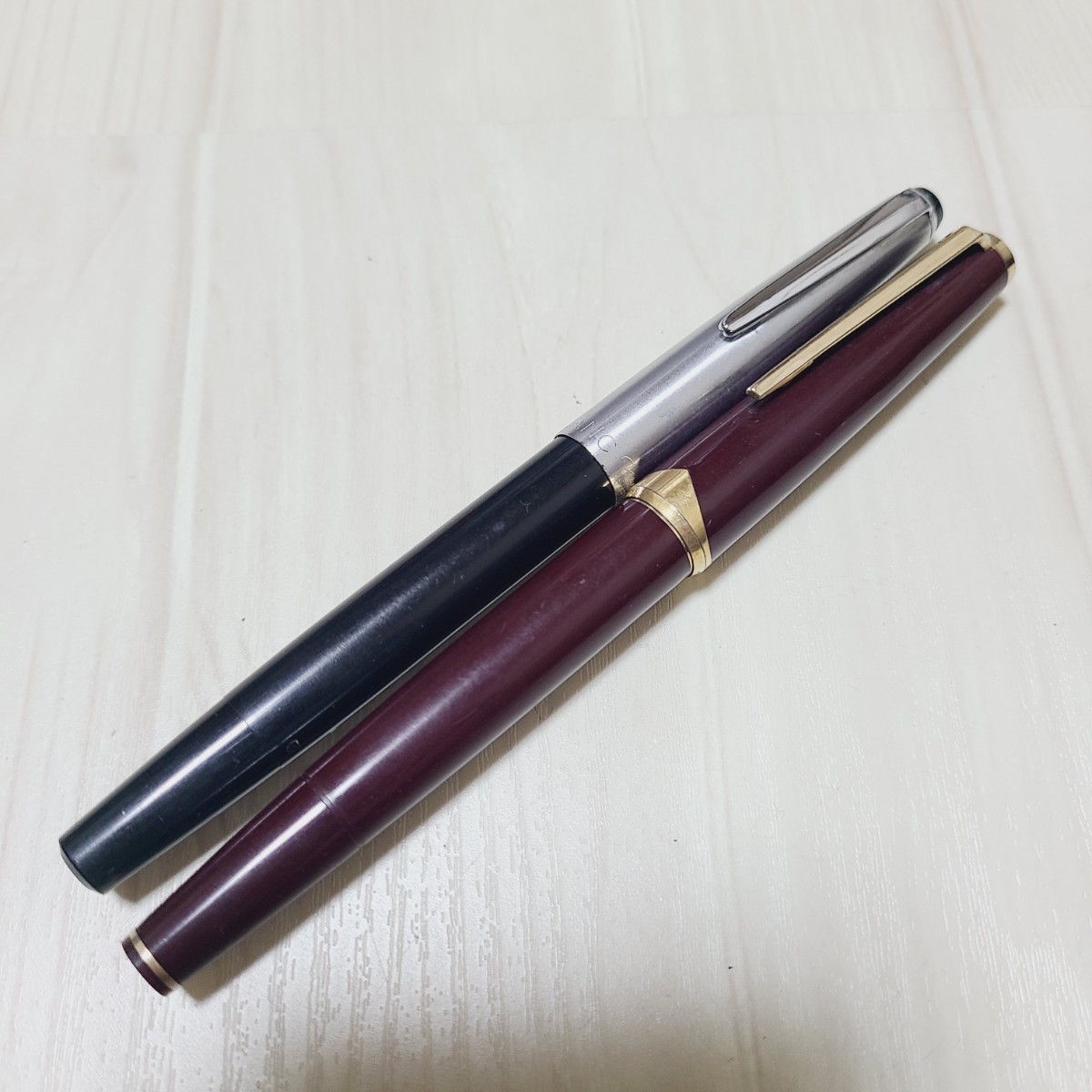MONTBLANC　モンブラン　121　モンテローザ　万年筆　ペン先　750　14C　2本　セット　レトロ　アンティーク