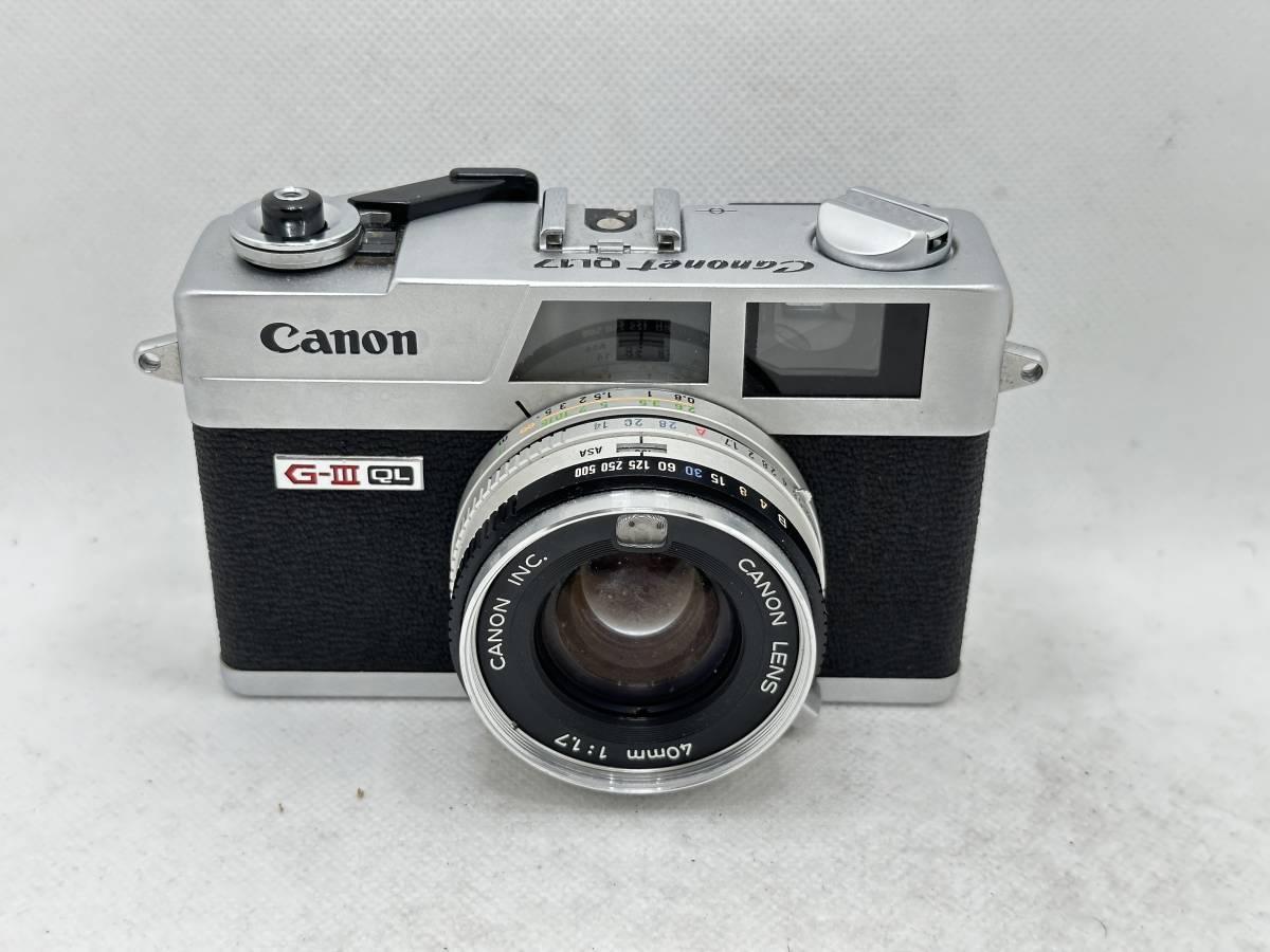 4533M ☆ CANON キヤノン CANONET QL17 G-III 40mm f1.7 ☆