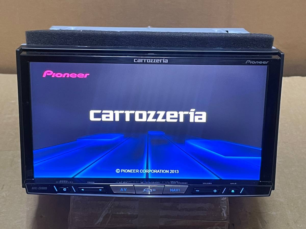 AVIC-ZH0009 HDDナビ サイバーナビ 地デジ フルセグ Bluetooth DVD USB ETC ND-ETC5 ビーコン 新品プリントアンテナ付き 動作ok