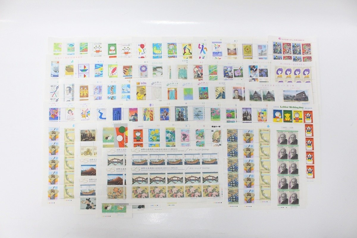 【未使用】 切手 まとめて 額面約10万6650円 額面割れ 記念切手 シート 切手趣味週間 国際文通週間 ふみの日 他 4-D073/1/60P