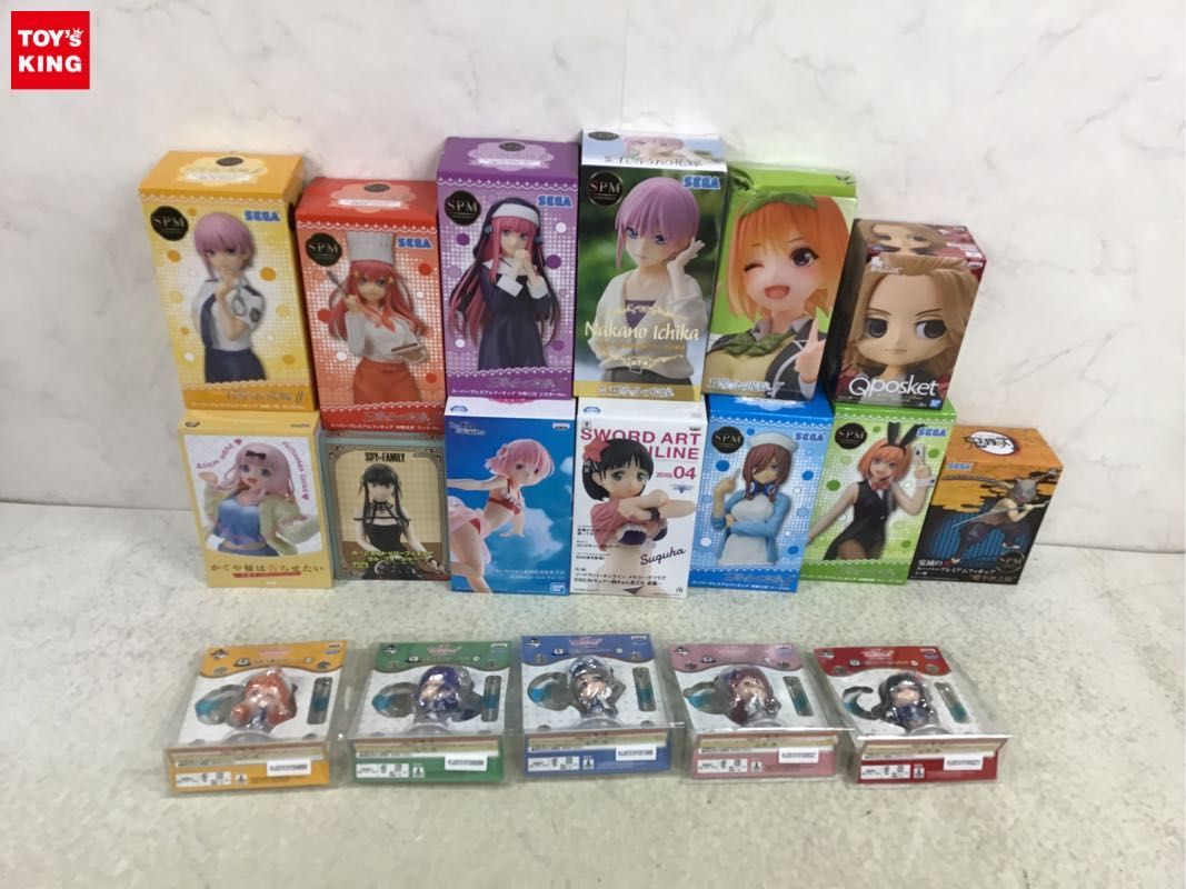 1円〜 同梱不可 ジャンク SPM等 鬼滅の刃、五等分の花嫁、SPY×FAMILY、ラブライブ サンシャイン 他