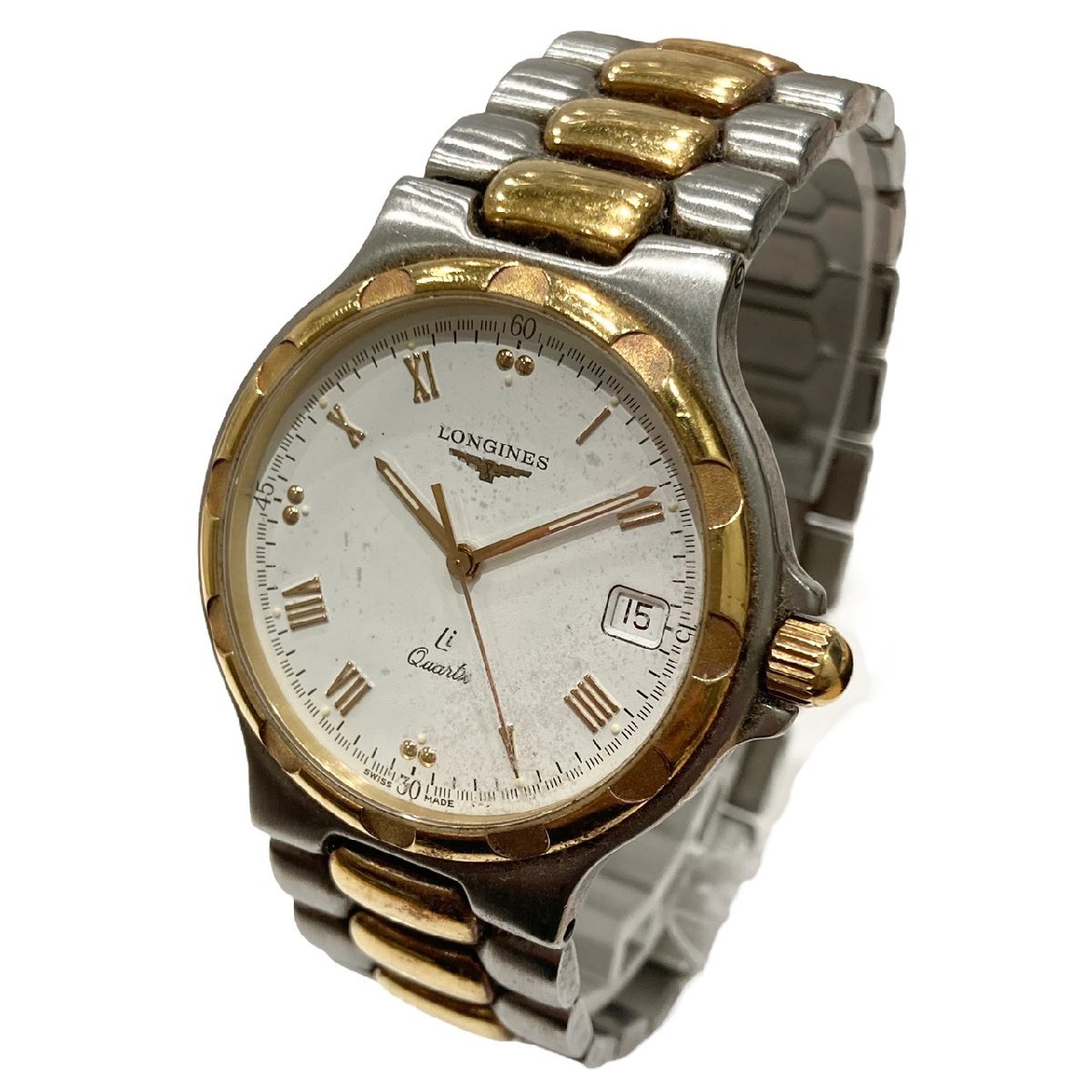 LONGINES ロンジン コンクエスト Li L1.621.5 コンビ メンズ クォーツ 
